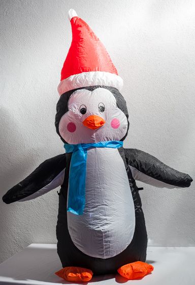 ping&uuml;ino con gorro navide&ntilde;o 1.20 mts modelo: WS-301330 