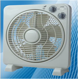 Mod: KYT-30S ventilador cuadrado de 12" 3 velocidades regilla giratoria timer