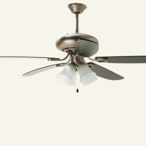 Mod: 5A4L52B ventilador de techo 5 aspas 4 lamparas 52" 3 velocidades 