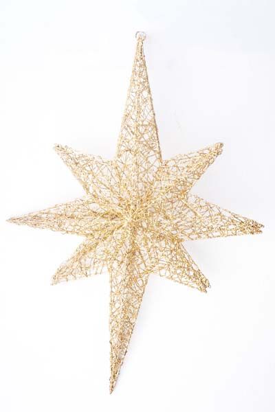 Figura de estrella 23" modelo: M20103 oro y plata 